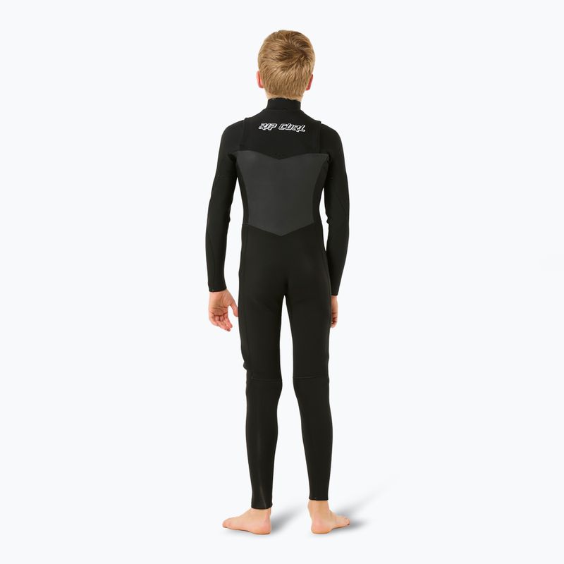 Dětský neopren Rip Curl Dawn Patrol 4/3 mm Chest Zip black 2