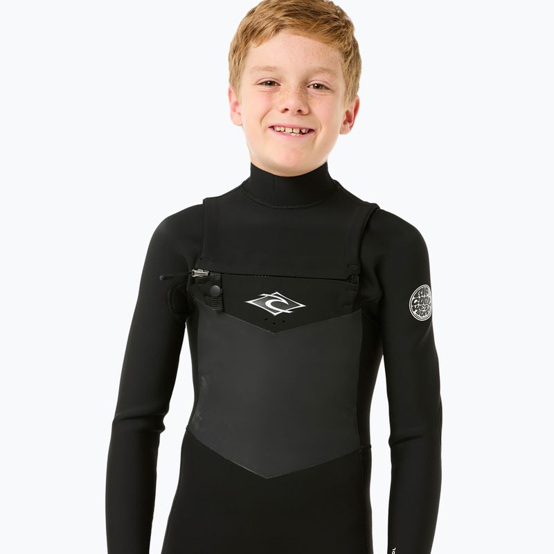 Dětský neopren Rip Curl Dawn Patrol 4/3 mm Chest Zip black 5
