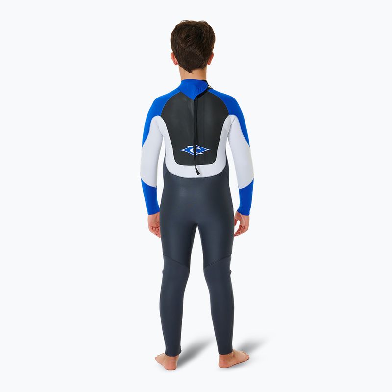 Dětský neopren Rip Curl Omega 4/3 mm Back Zip blue 2