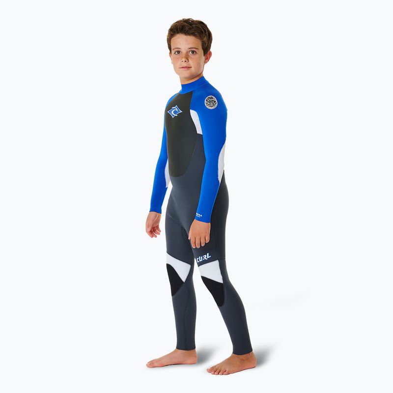 Dětský neopren Rip Curl Omega 4/3 mm Back Zip blue 3