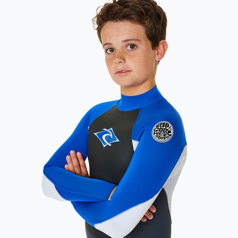 Dětský neopren Rip Curl Omega 4/3 mm Back Zip blue 4