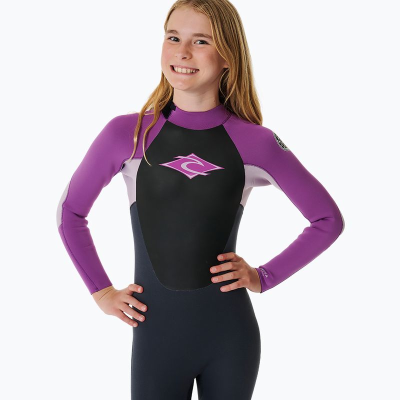 Dětský plavecký neopren Rip Curl Omega 3/2 Back Zip purple 4