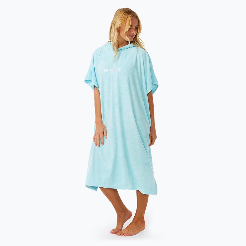 Dámské pončo Rip Curl Classic Surf Hooded sky blue