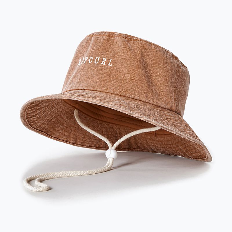 Rip Curl Washed UPF Mid Brim dámský klobouk washed brown 4