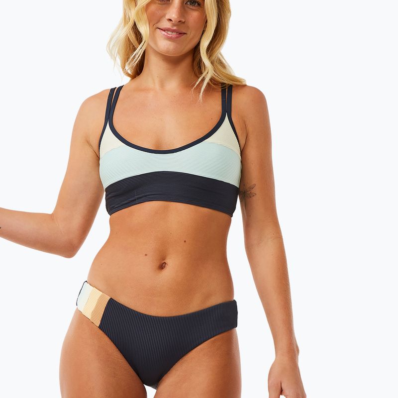 Spodní díl plavek Rip Curl Block Party Spliced Cheeky Hip navy 9