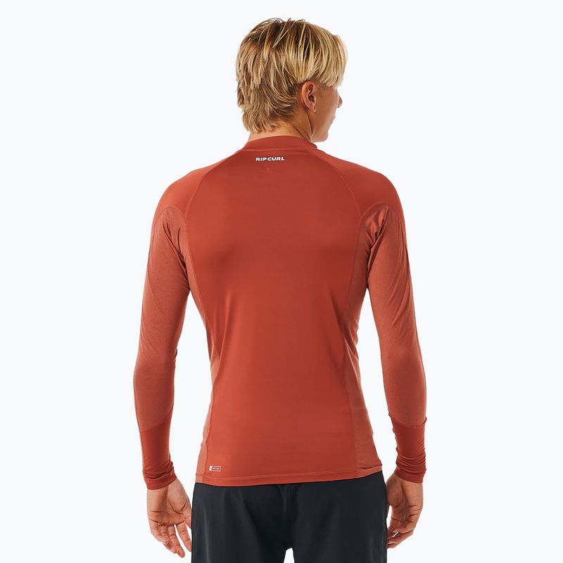 Pánské plavecké tričko Rip Curl Waves Upf Perf L/S red 4