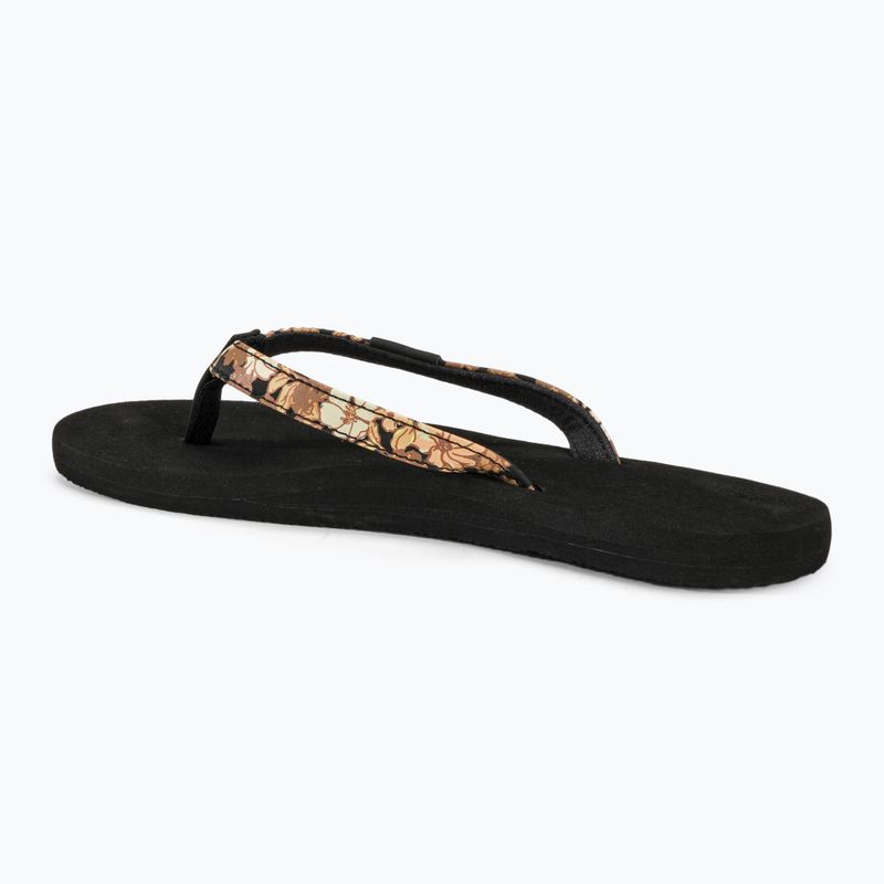 Dámské žabky  Rip Curl Freedom Bloom Open Toe black/brown 3