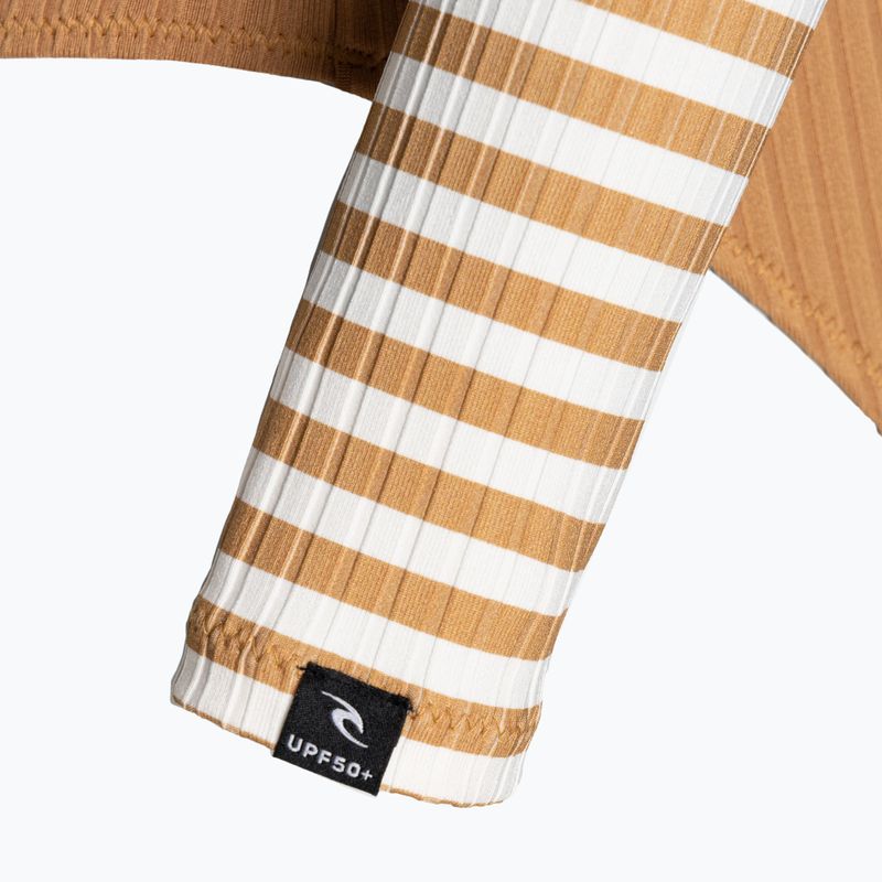 Dámské jednodílné plavky Rip Curl Premium Surf LS Surf světle hnědé 6
