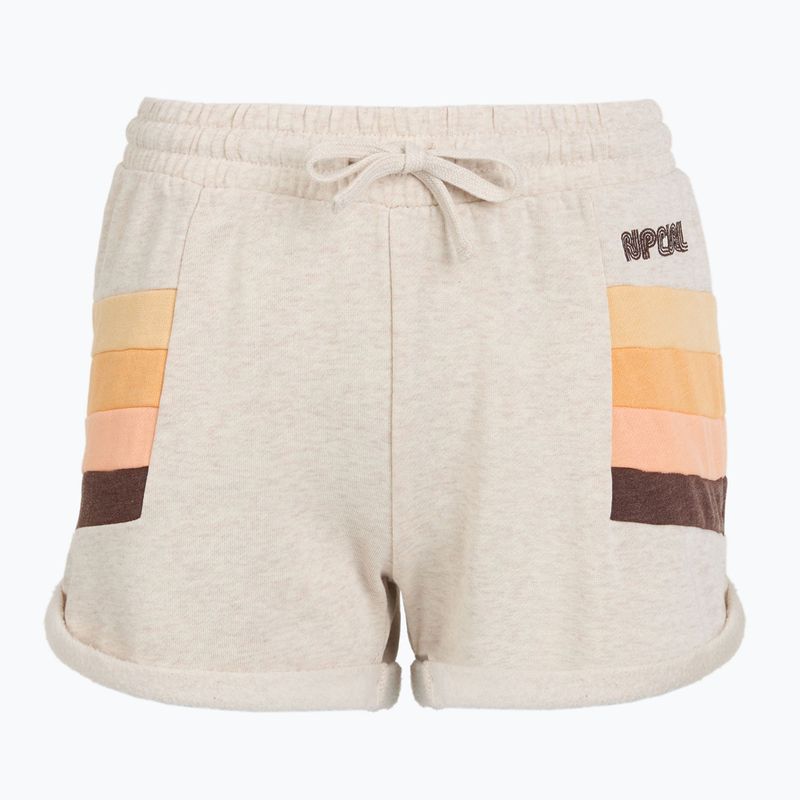 Rip Curl dámské šortky Block Party Track oatmeal marle 7