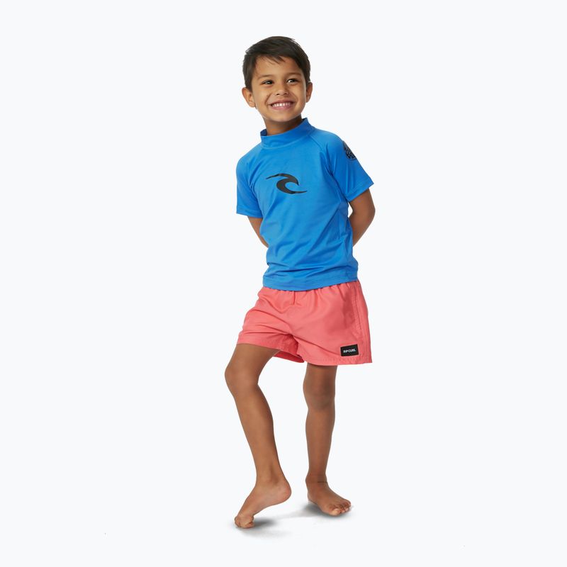 Dětské plavecké tričko Rip Curl Brand Wave UPF blue gum 2