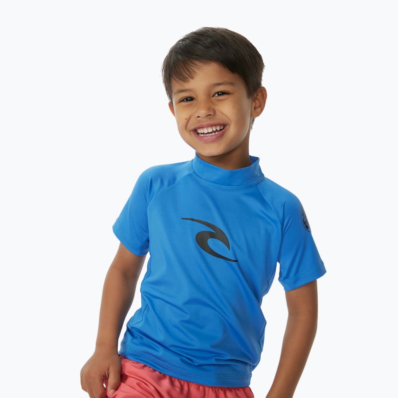 Dětské plavecké tričko Rip Curl Brand Wave UPF blue gum 4