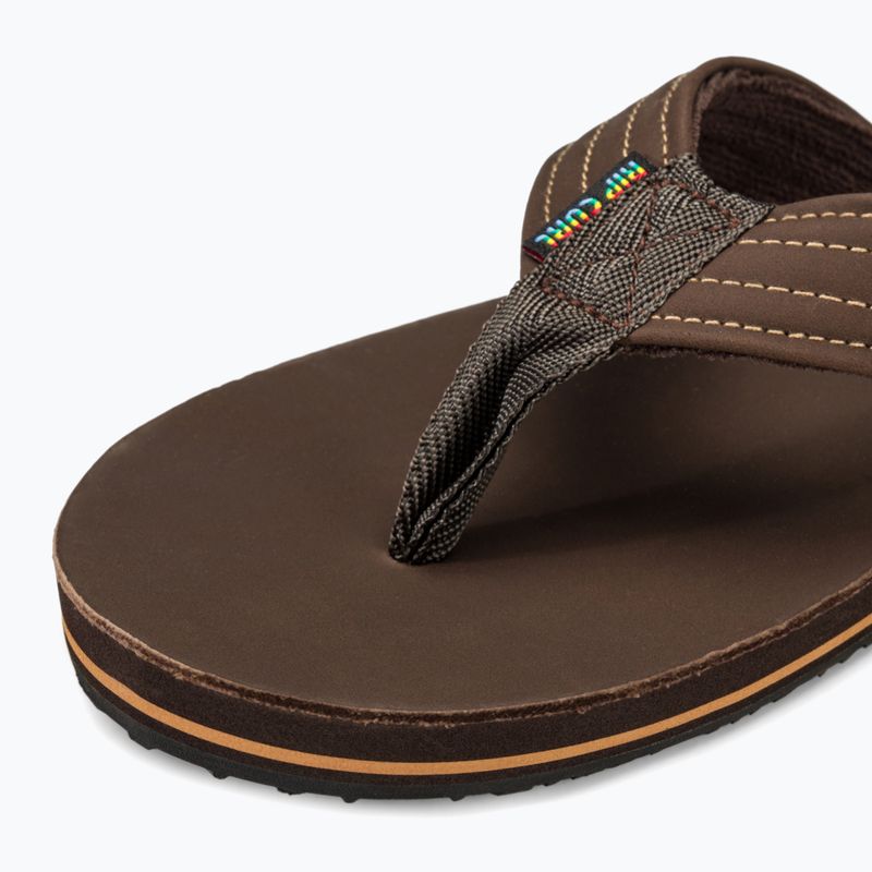 Pánské žabky Rip Curl Revival Leather Open Toe brown 7