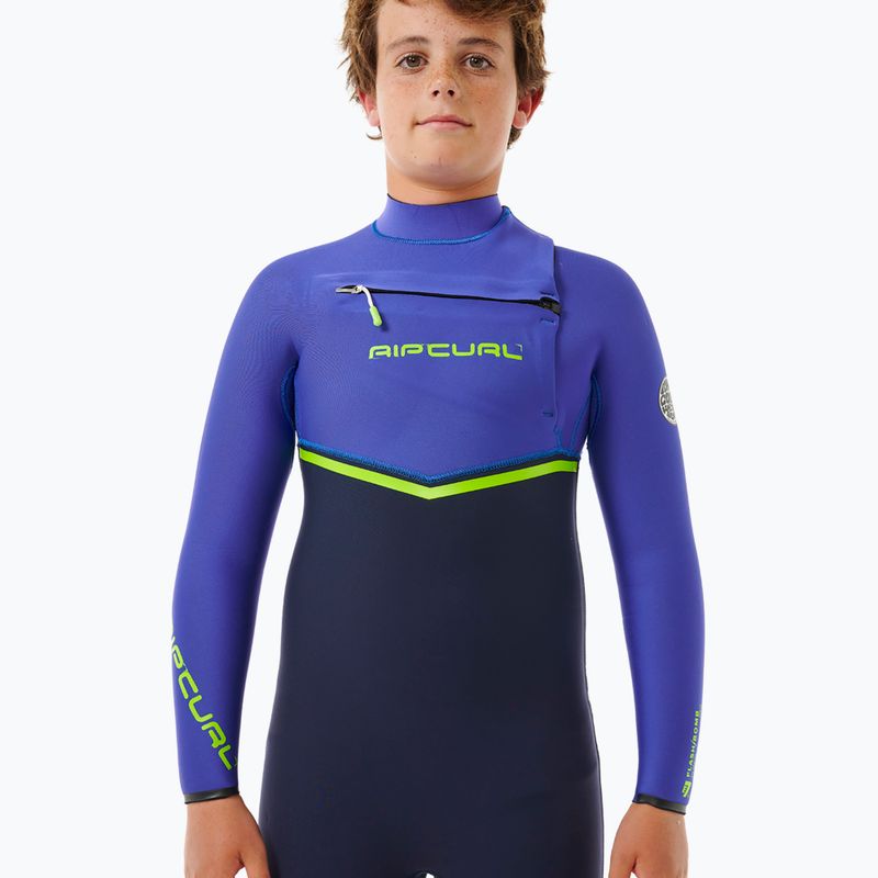 Dětský neopren Rip Curl Flashbomb 3/2 mm Chest Zip wild berry  4