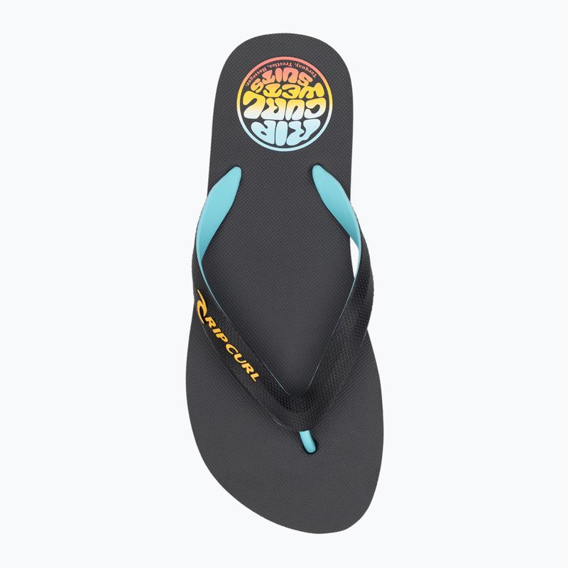 Pánské žabky Rip Curl Wetty Fade Bloom washed black 5