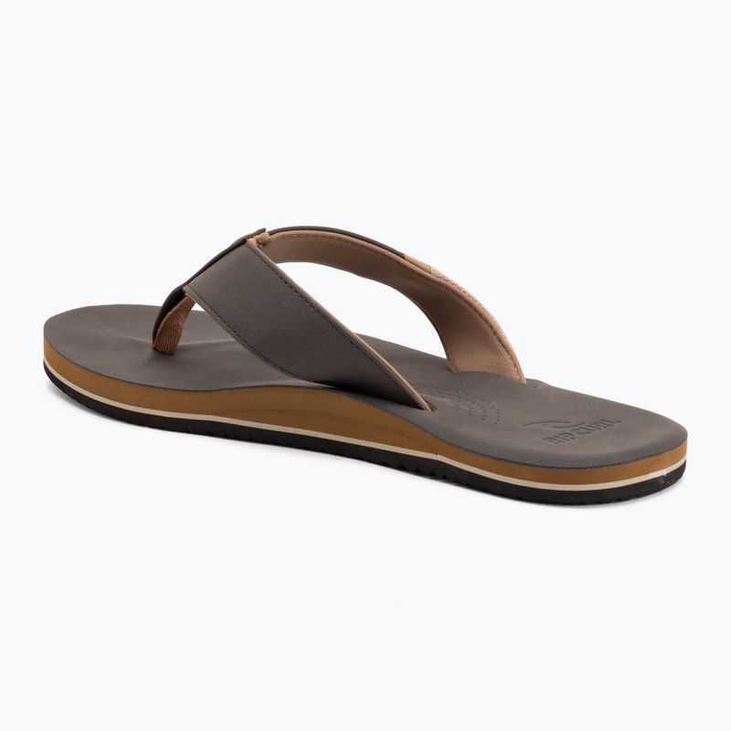 Pánské žabky Rip Curl Oxford Bloom brown 3