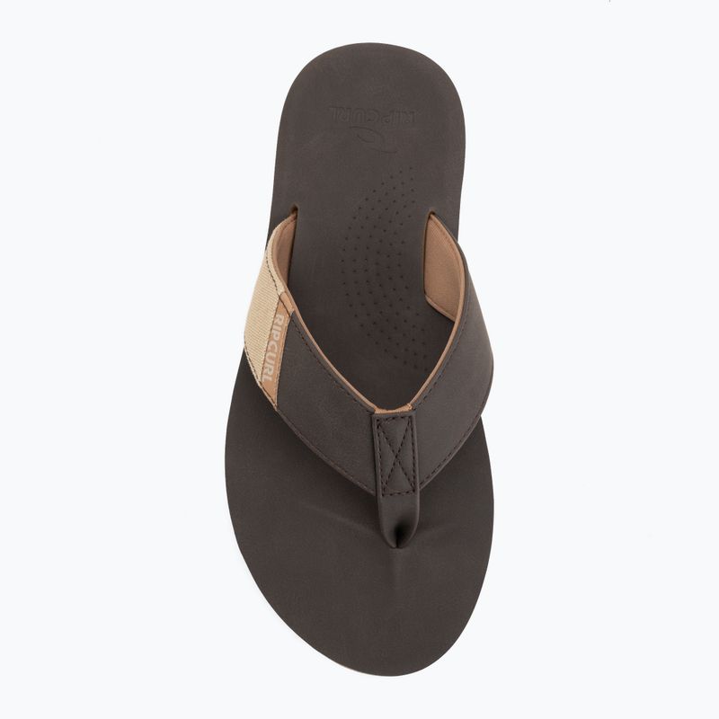 Pánské žabky Rip Curl Oxford Bloom brown 5