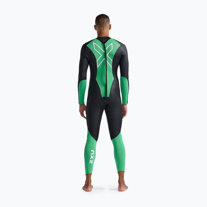 Pánský triatlonový neopren 2XU Propel Openwater black/bright green 2