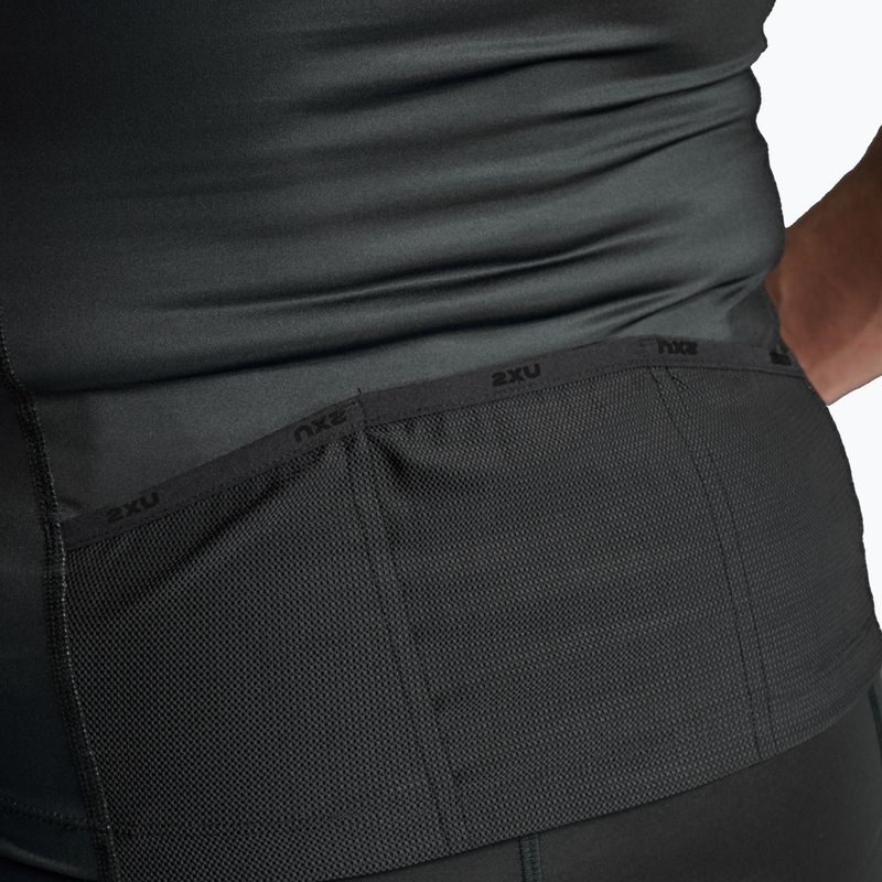 Pánské cyklistické tílko 2XU Core Tri Tank black/white 8
