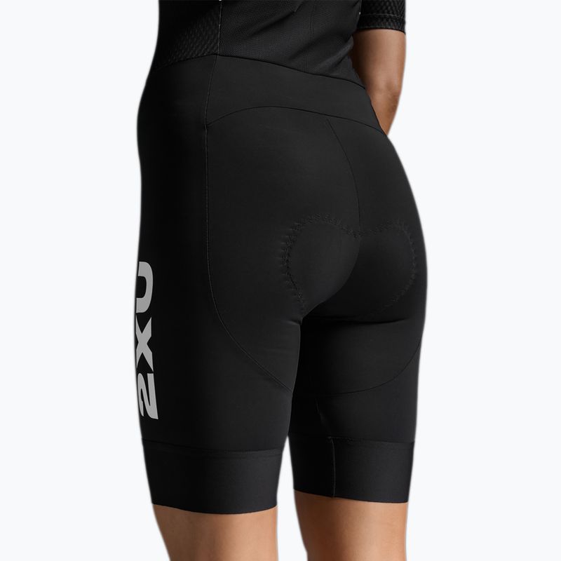Dámská triatlonová kombinéza 2XU Aero Hex Sleeved black/white 5