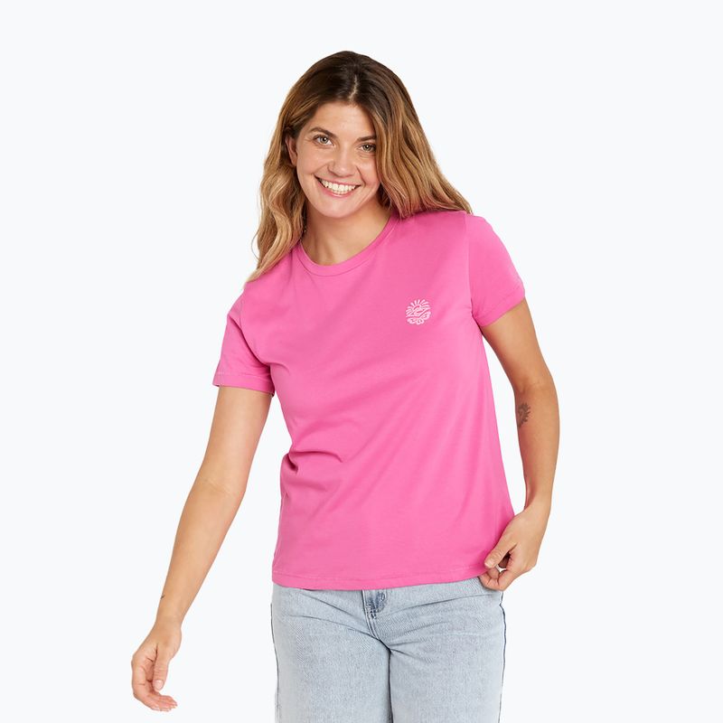 Rip Curl dámské tričko Re-Entry Crew hot pink
