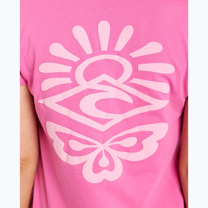 Rip Curl dámské tričko Re-Entry Crew hot pink 5