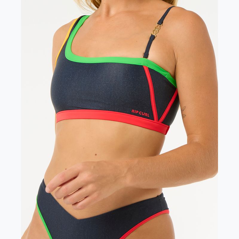 Horní díl plavek Rip Curl Gigi One Shoulder dark denim 5