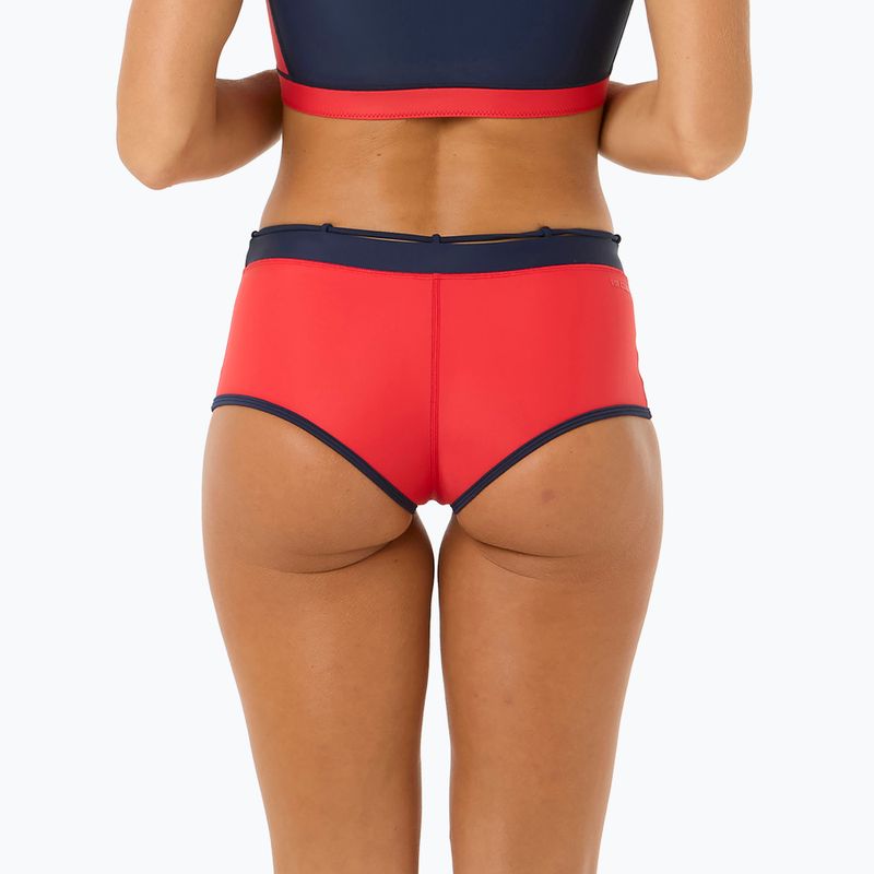 Dół od stroju kąpielowego Rip Curl Noughties Low Rise Victoria Vergara red/dark blue 5
