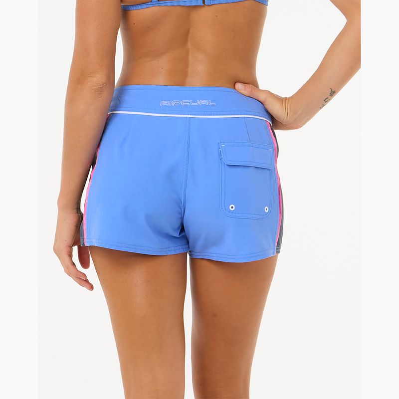 Dámské plavecké šortky Rip Curl Las Dalias Performance 3" blue 3