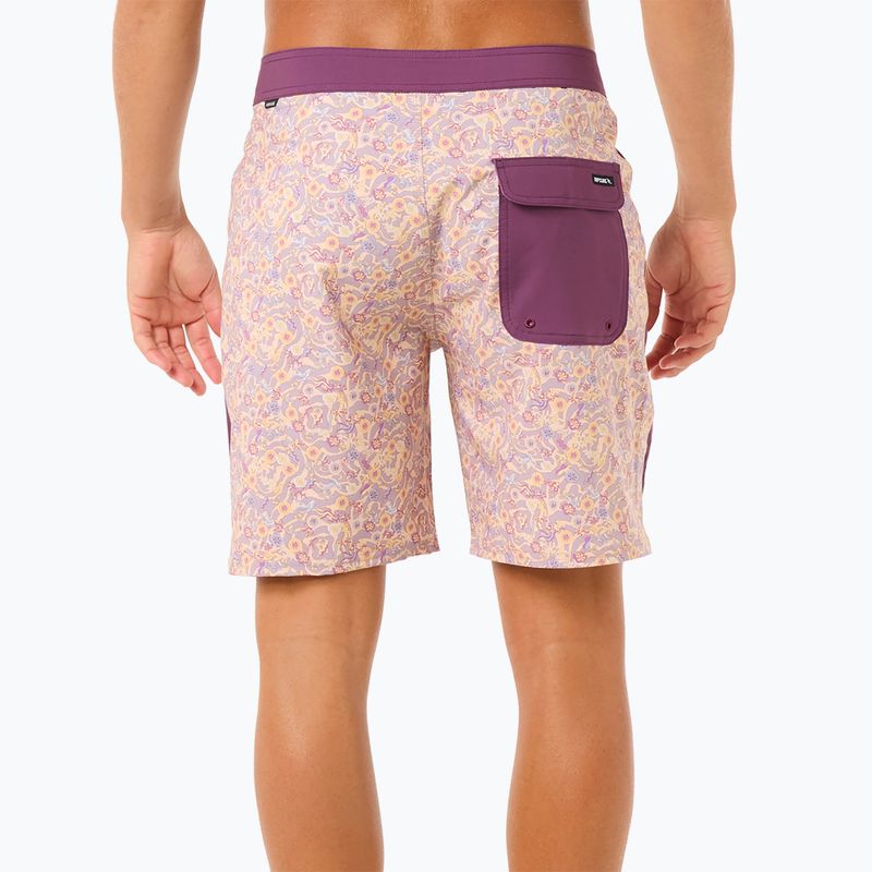 Pánské plavecké šortky Rip Curl Mirage Floral Reef smokey grape 3