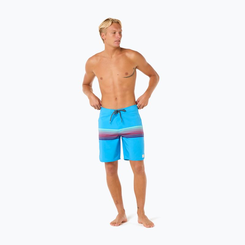 Pánské plavecké šortky Rip Curl Mirage Surf Revival blue paint 2