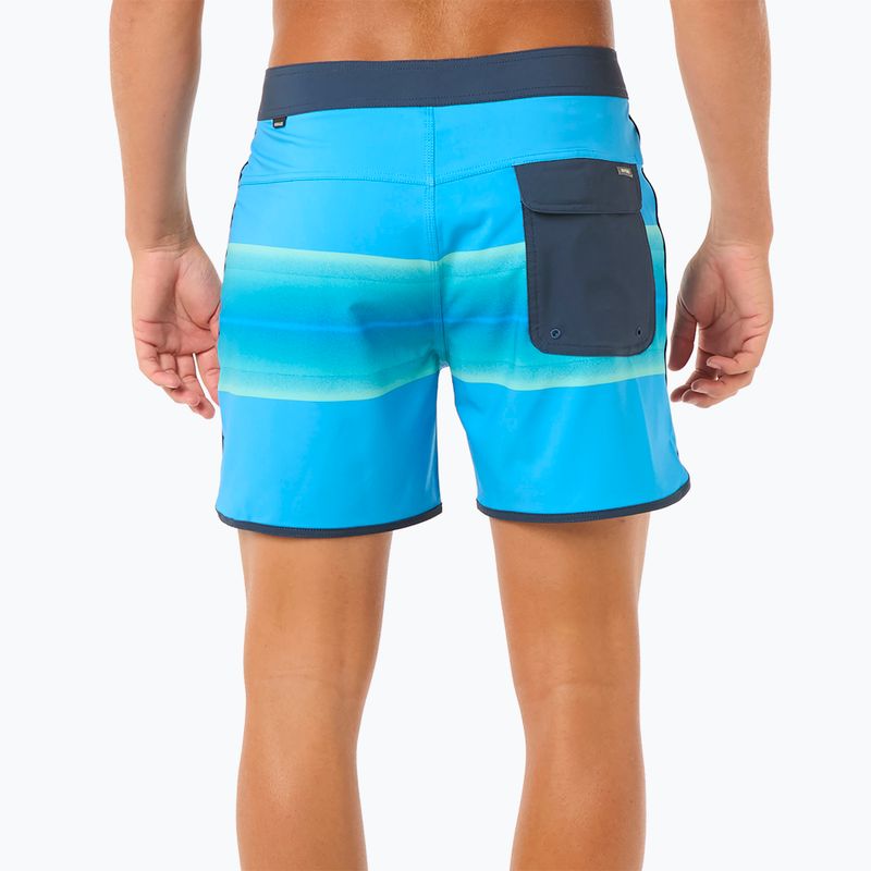 Pánské plavecké šortky Rip Curl Surf Revival Volley blue paint 3