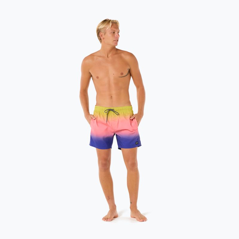 Pánské plavecké šortky Rip Curl Laze Fade Volley wild berry 2