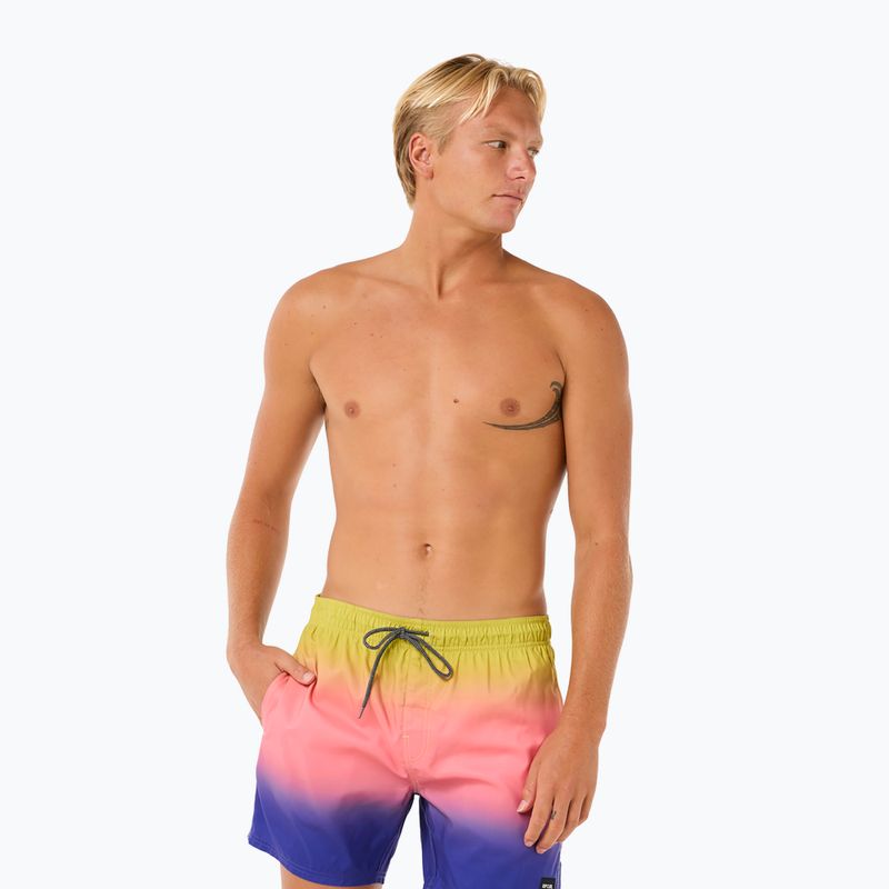 Pánské plavecké šortky Rip Curl Laze Fade Volley wild berry 4