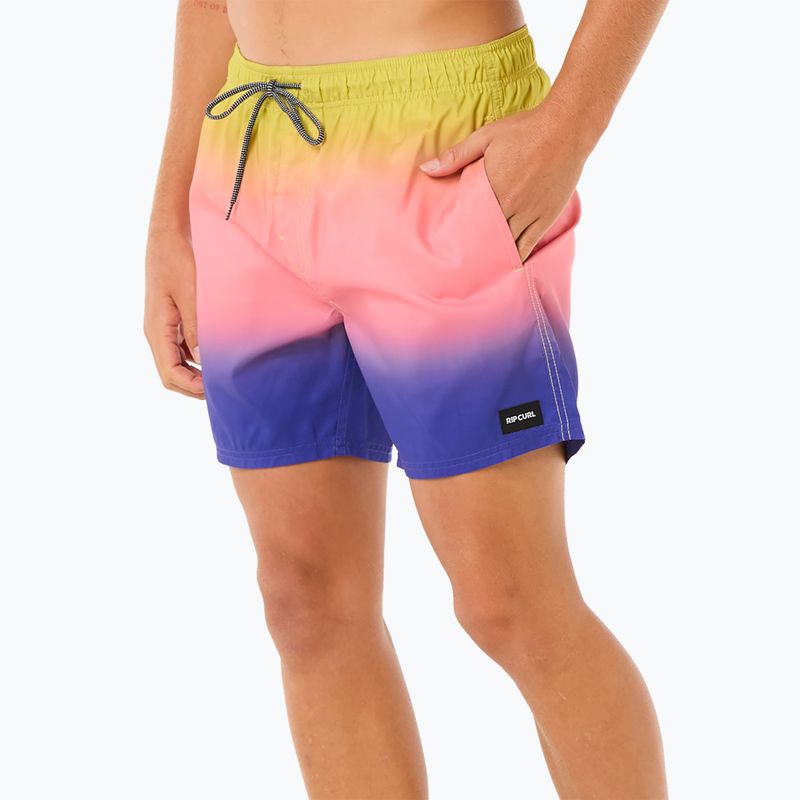 Pánské plavecké šortky Rip Curl Laze Fade Volley wild berry 6