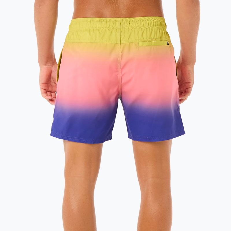 Pánské plavecké šortky Rip Curl Laze Fade Volley wild berry 3