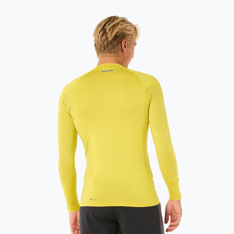 Pánské plavecké tričko Longsleeve Rip Curl Waves UPF Performance sulphur 3