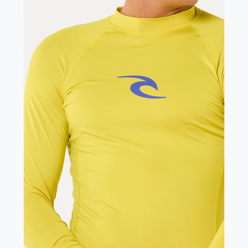 Pánské plavecké tričko Longsleeve Rip Curl Waves UPF Performance sulphur 5