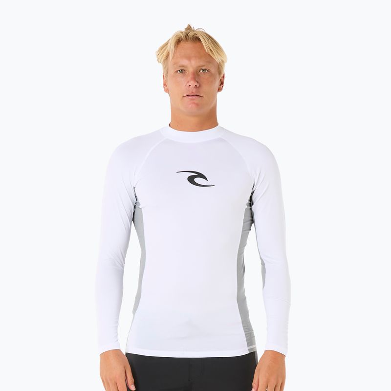 Pánské plavecké tričko Longsleeve Rip Curl Waves UPF Performance white