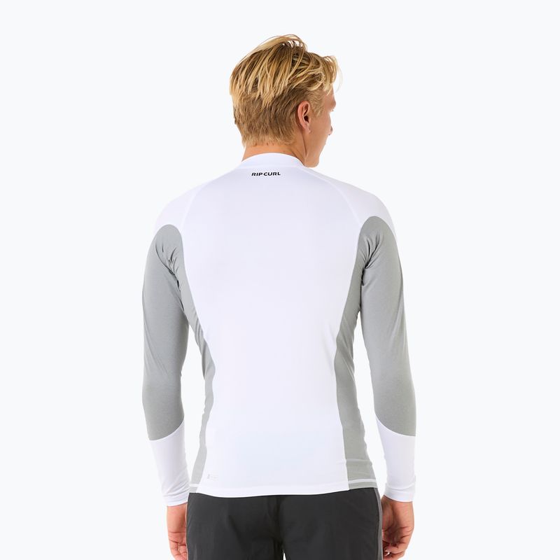 Pánské plavecké tričko Longsleeve Rip Curl Waves UPF Performance white 3