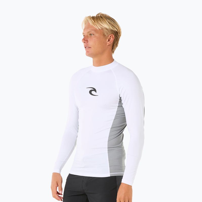 Pánské plavecké tričko Longsleeve Rip Curl Waves UPF Performance white 4