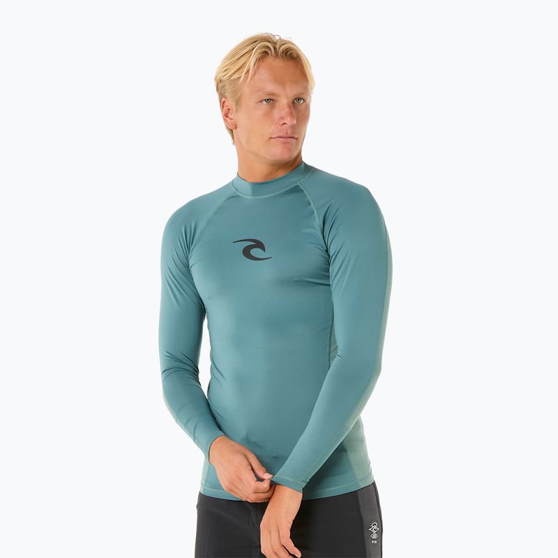 Pánské plavecké tričko Longsleeve Rip Curl Waves UPF Performance bluestone
