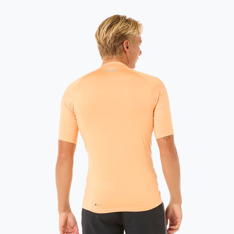 Pánské plavecké tričko Rip Curl Waves UPF Performance mandarin zest 3