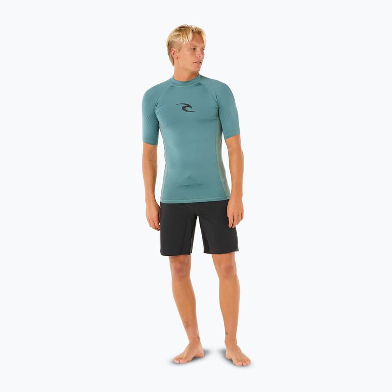 Rip Curl Waves UPF Performance pánské plavecké tričko bluestone 2