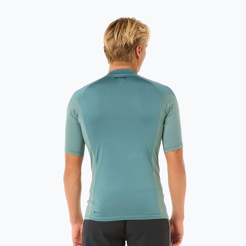 Rip Curl Waves UPF Performance pánské plavecké tričko bluestone 3
