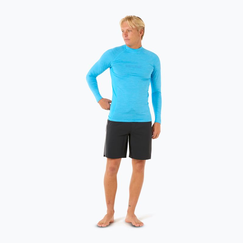 Pánské plavecké tričko Longsleeve Rip Curl Dawn Patrol UPF Performance blue paint 2