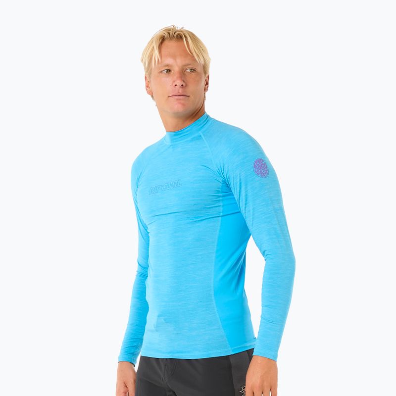 Pánské plavecké tričko Longsleeve Rip Curl Dawn Patrol UPF Performance blue paint 4