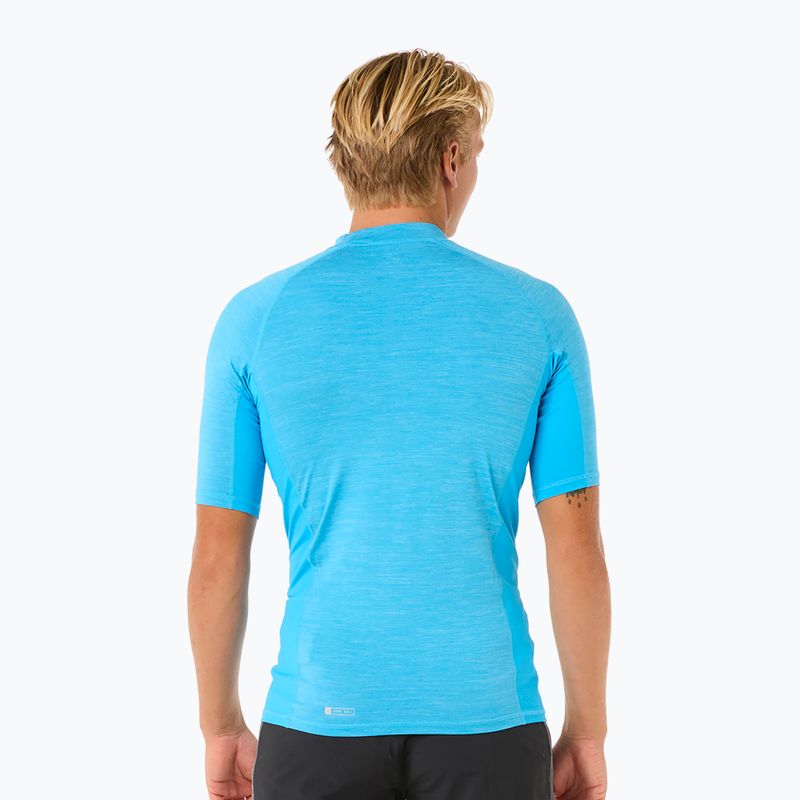 Pánské plavecké tričko Rip Curl Dawn Patrol UPF Performance blue paint 3