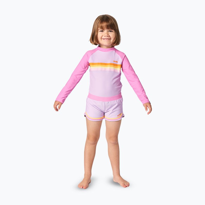 Dětské plavecké tričko longsleeve Rip Curl Rainbow Tide Rash Vest bright pink 2