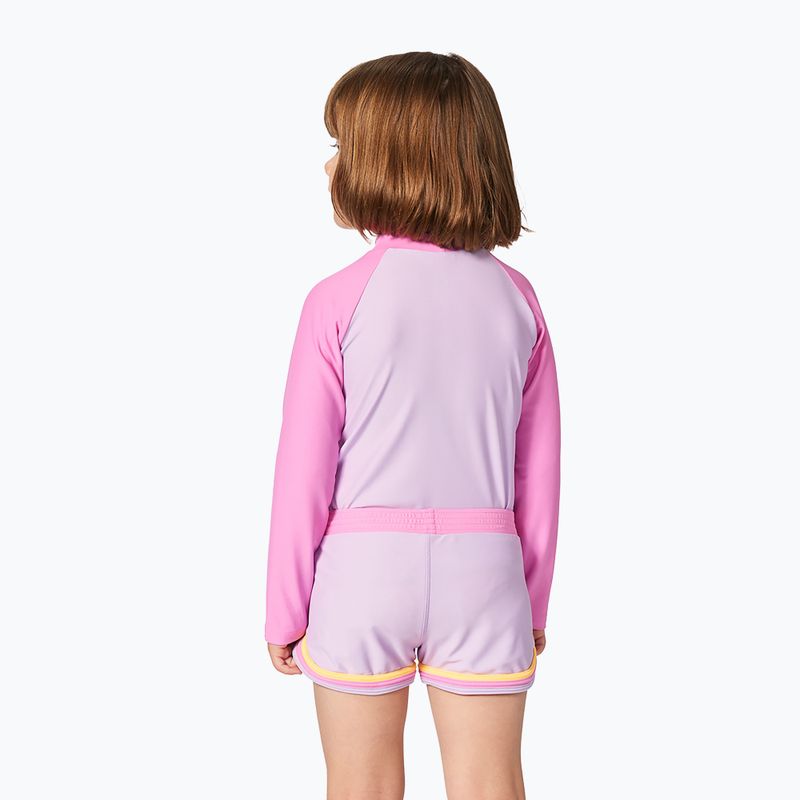 Dětské plavecké tričko longsleeve Rip Curl Rainbow Tide Rash Vest bright pink 3