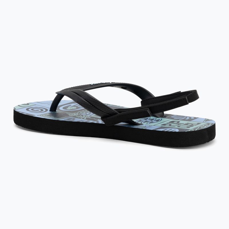 Dětské žabky Rip Curl Grom Energy Bloom black/blue 3